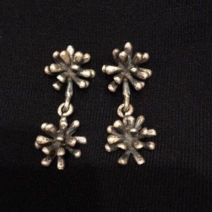 One of a kind Artist made SS Earrings